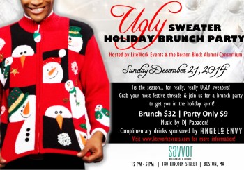 Ugly Sweater Holiday Brunch Party – December 21, 2014